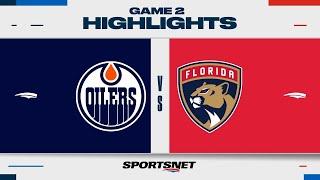 Stanley Cup Final Game 2 Highlights | Oilers vs. Panthers - June 10, 2024