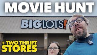 Movie Hunt: Two Big Lots & Two Thrift Stores for CHEAP Physical Media #bluray #physicalmedia