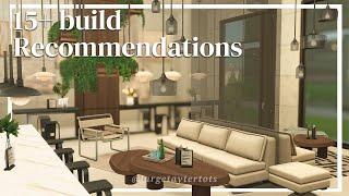 15+ Build Recommendations With Custom Content For The Sims 4 (Download Links Included)