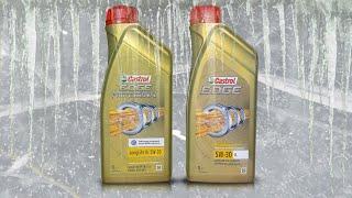 Test -30°C Castrol Edge Professional Longlife III 5W30 vs Castrol EDGE Titanium FST LL 5W30