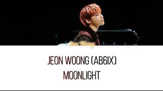 Jeon Woong (AB6IX) – MOONDANCE Han/Rom/Eng Color Coded Lyrics