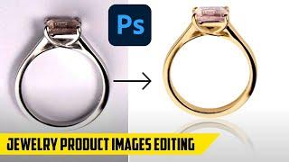 How to edit Product Images for E-Commerce Websites - Jewelry Retouching Photoshop Tutorial