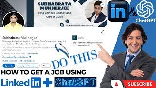 How to get a Data Science Job using LinkedIn & ChatGPT in 2023 | Top 10 tips | Optimize your Profile