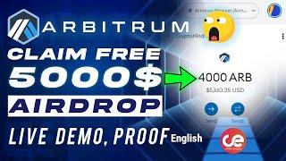 Claim Your Free $5,000 Arbitrum Airdrop  Demo With Proof🟢 - English