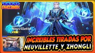 Tiradas por NEUVILLETTE Y ZHONGLI | Genshin Impact