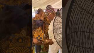 Bimbo Thomas at Kunle AFOLAYAN’S mother’s burial ceremony