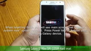 Samsung Galaxy J1 Mini SM-J105M Hard reset