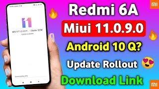 Redmi 6A MIUI 11.0.9.0 OTA STABLE UPDATE ROLLOUT | REDMI 6A, MIUI 11