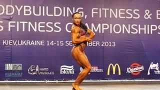 Maryna Alf - Ukraine, 3rd place at World Women's Bodybuilding Championship in Kiev 2013