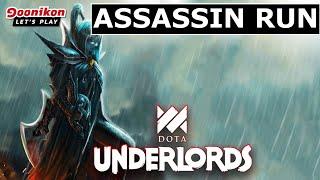  What an incredible assassin run! High Rank Assassin Build! [Lord] - [Dota Underlords]