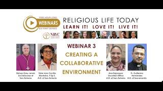 RELIGIOUS LIFE TODAY Webinar 3: Creating a collaborative environment