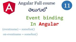 Event binding in Angular|Event binding in angular | Event binding | Angular tutorials | Angular