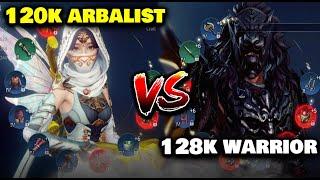 120K Arbalist VS 128K Warrior Friendly Match - MIR4 (Tagalog)