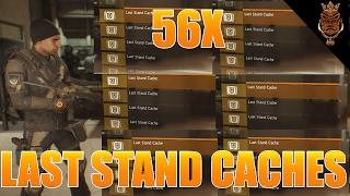 THE DIVISION HUGE 56x LAST STAND CACHE OPENING 1.6