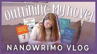 Productive Writing Vlog - Outlining My Novel for NaNoWriMo