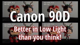 Canon 90D | Low Light and High ISO Speed Noise Reduction Video Testing