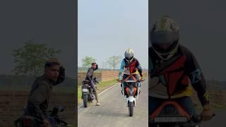 Rider Se Panga Nehi  || Sumon Stunts #shorts #ktm