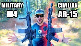 Military M4 Clone vs Civilian AR-15