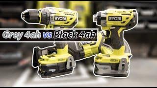 Ryobi Grey Vs Black 4ah Batteries