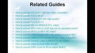 How to convert MKV to MPEG4 AVC video