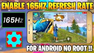 Enable 165Hz Refresh Rate With SetEdit Codes !! No Root | Smooth Performance & Fix FPS Drop