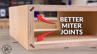 4 Steps to Easy and Strong Miter Joints | Woodworking Tips