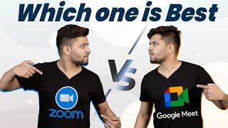 Zoom vs. Google Meet for Teachers | Coach | Webinar |  Full Comparison