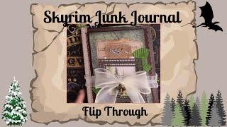 Skyrim Junk Journal Flip Through