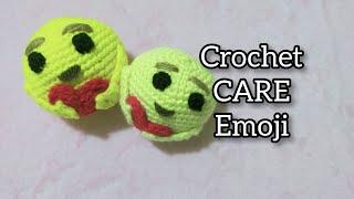 CROCHET CARE EMOJI - Crochet Stress ball