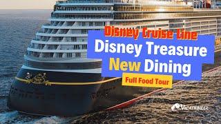 Disney Treasure Food | Disney Cruise Line Dining Breakdown