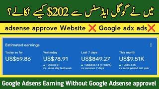 Google Adsense Active Dashboard Earning in Pakistan Proof Without Adsense Approval 2024