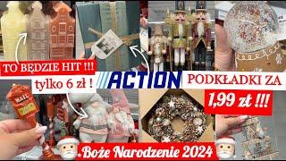 ACTION TANI ZESTAW BIEŻNIK + OBRUS  PODKŁADKI za 1,99 zł  CO NOWEGO W ACTION? BOŻE NARODZENIE 2024