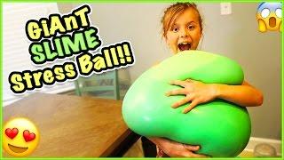  GIANT WUBBLE BUBBLE EXPLODING STRESS BALL?!  CAN WE MAKE IT POP?!