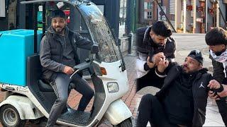 Day light tuk tuk robbery and then selling it | sitting behind motorcycle | joker pranks funny scene