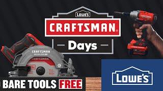 Craftsman Days FREE TOOLS SUPER SALE Lowes Ace Hardware FREE TOOLS!