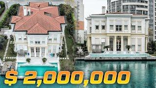 INSIDE $2,000,000 Exclusive Mega-Mansion on Artificial Bosphorus in Kucukcekmece | Bosphorus City