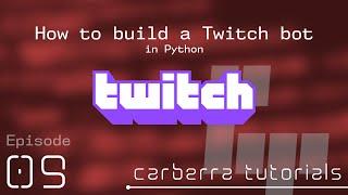 Moderation - How to build a Twitch bot in Python - Part 9