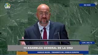 Intervención de La Unión Europea en la 79° Asamblea General ONU - En Vivo | 26Sep