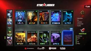 NiP vs Asus.Polar - Game 1 (Starladder XI LAN - LB Final) - Merlini & KOTLguy