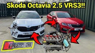 2 SKODA OCTAVIA VRS'S FOR THE PRICE OF 1! 2.5 ENGINE SWAP!!...OCTAVIA VRS3...