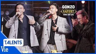 GONZO tỏa sáng tại Vòng giải cứu, lyrics nhắc đến 4 chủ đề của 4 HLV khiến Wowy thấy phê | Rap Việt