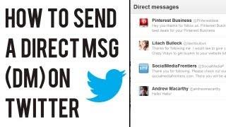 How to Send a Direct Message DM on Twitter | Send Private Message PM on Twitter