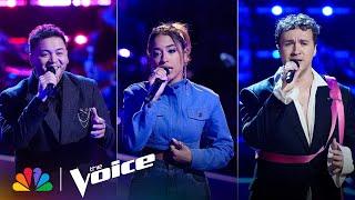 Jeremy Beloate, Kiara Vega and Sofronio Vasquez Get Standing Ovations from Coach Bublé | The Voice