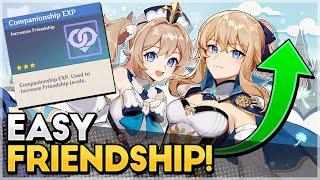 Friendship EXP Farm Guide [Last Confirmed 10/Dec/2022] | Genshin Impact