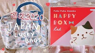 Japanese Lucky Bags 2020 | SANRIO JAPAN & HAPiNS | Kawaii Fukubukuro 2020 | Rainbowholic