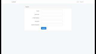 Laravel 5 -  Username or Email Login -  Create the Registration Controller 3 of 5