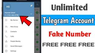 How To Create Unlimited Telegram Accounts 2023 | Telegram Without Phone Number | unlimited telegram