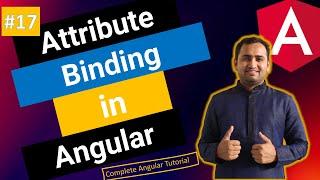 Attribute binding in Angular | Angular tutorial