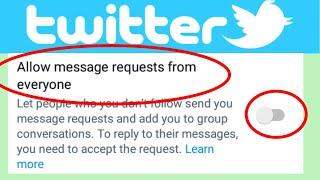 How To Enable & Disable Direct Messages On Twitter