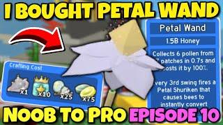 I BOUGHT PETAL WAND - Bee Swarm Simulator NOOB to PRO Episode 10